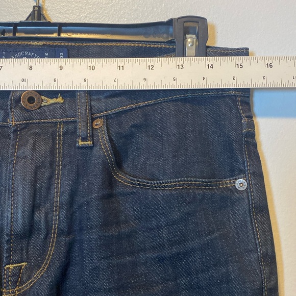 Lucky Brand Jeans Men 31x32 Rebel Super Skinny Dark Blue Wash Denim Cotton Blend - Picture 14 of 17